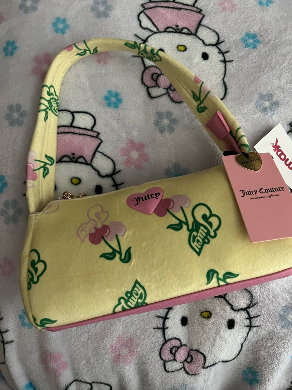 Juicy Couture Pink Logo Lined Tote